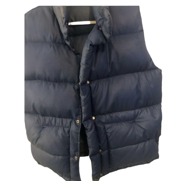 The North Face Other - Vintage Brown Label 70’s The North Face Blue Snap Front Puffer Vest  Large